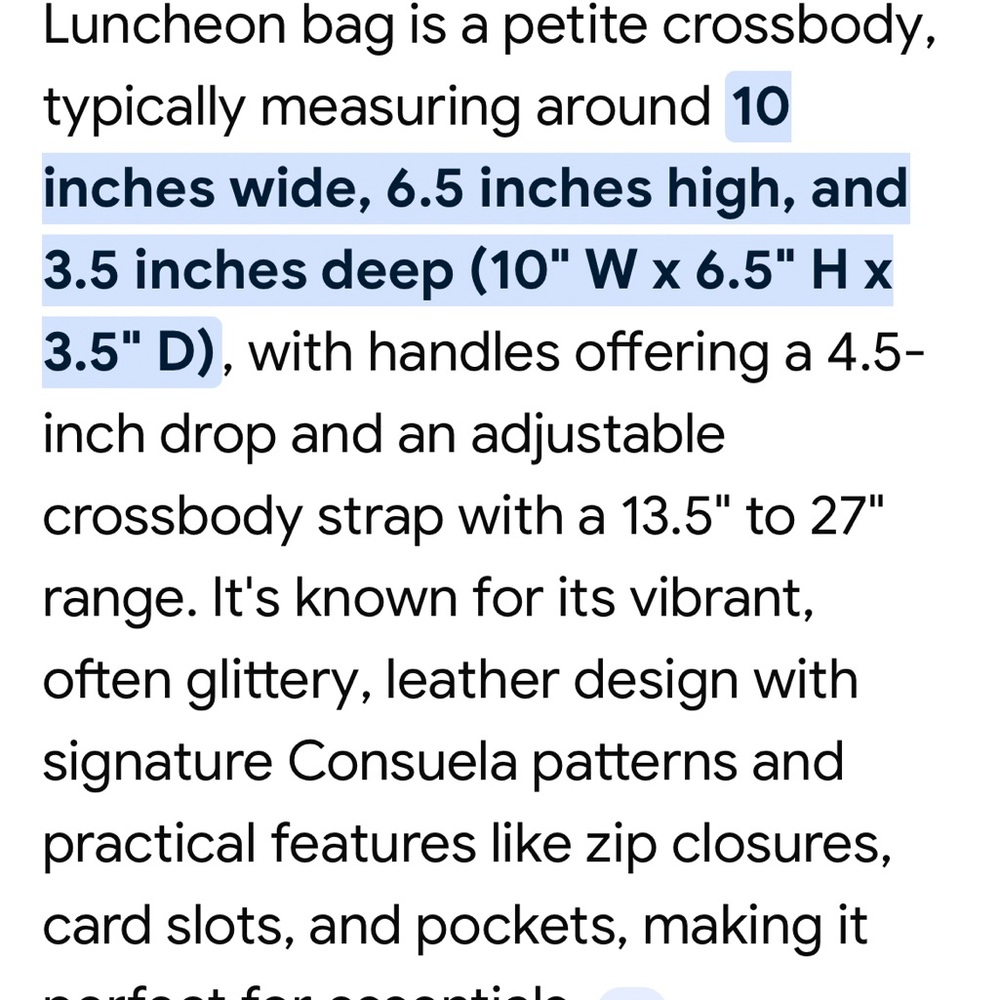 2 Dif sides Consuela Adrian Glitter Luncheon crossbody with matching card/wallet - Picture 3 of 16